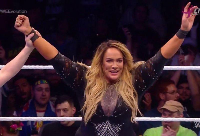 Nia Jax won the Evolution Battle Royal and earned the right to face Ronda Rousey for the RAW women's championship