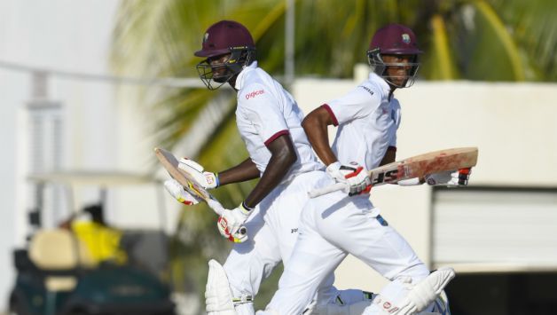 Holder and Chase added 104 runs for the seventh wicket in the Hyderabad Test