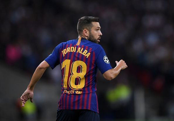 Jordi Alba has been linked with Manchester United
