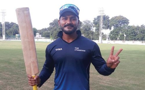 Karanveer Kaushal of Uttarakhand scored the season's first one-day double century.