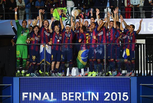 Barcelona last won the Champions League in 2015