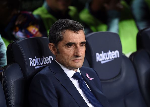 FC Barcelona manager Ernesto Valverde