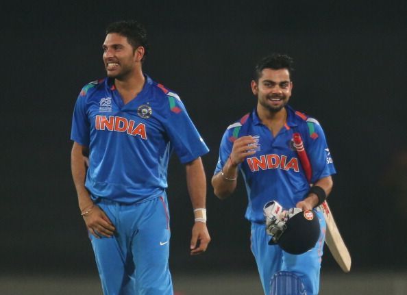 Both Yuvraj and Kohli blossomed under Dhoni's leadership