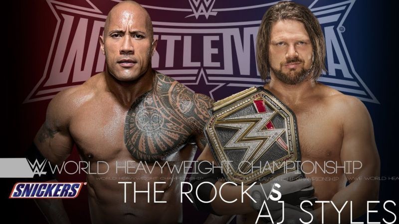 The Rock vs AJ Styles