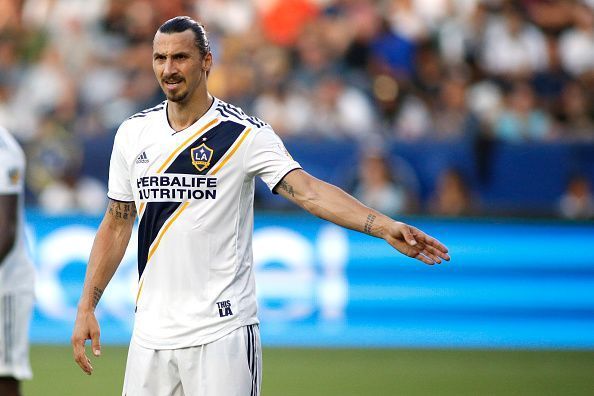 Zlatan Ibrahimovic is now playing in the MLS for the LA Galaxy