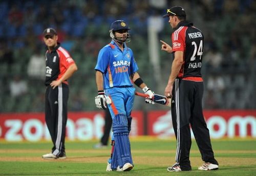 Virat Kohli and Kevin Pietersen