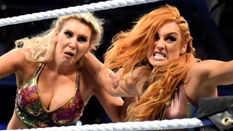 Becky Lynch vs Charlotte Flair for the SD Live Women's title will take place at Evolution