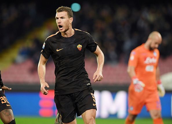 Dzeko has thrived since joining Roma from Manchester City