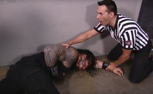 Reigns found beaten backstage