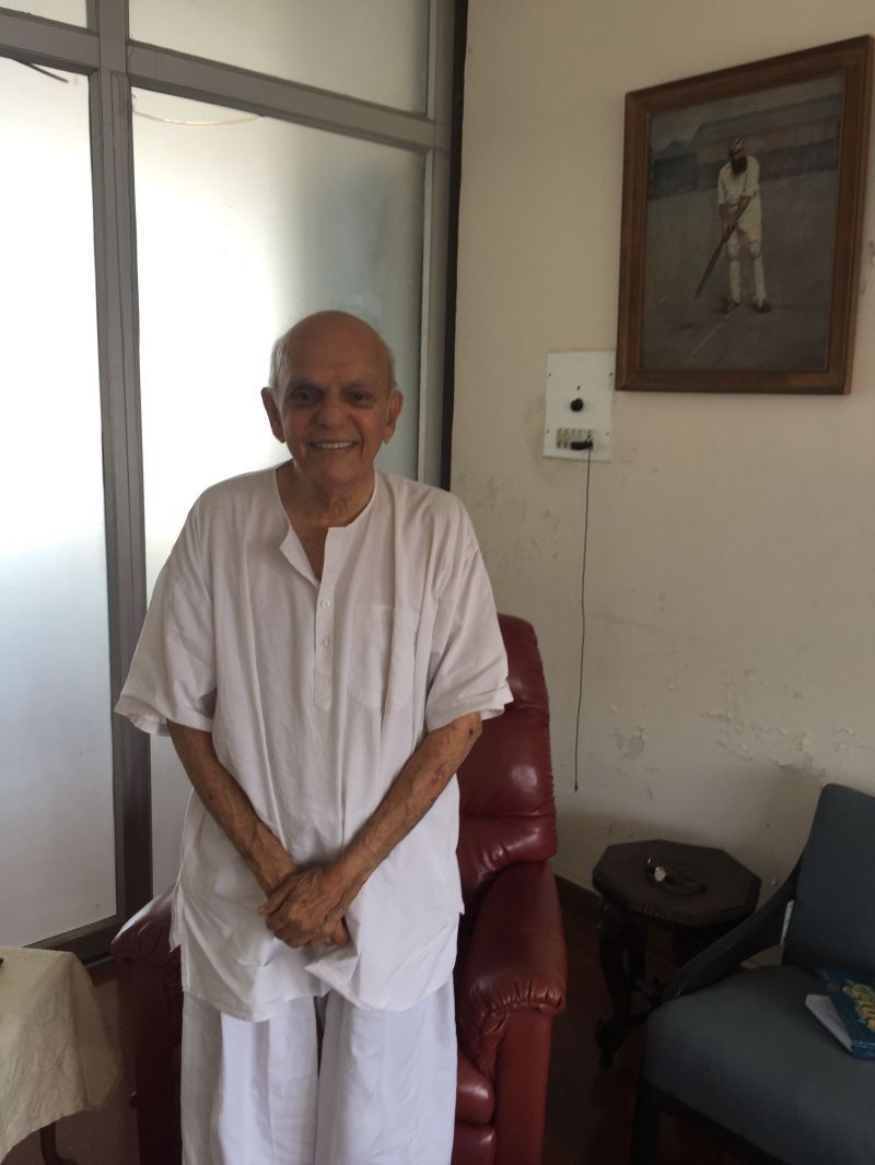 Madhav Apte at his home