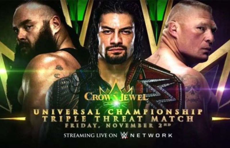 What does WWE need to do before The Crown jewel pay per view?