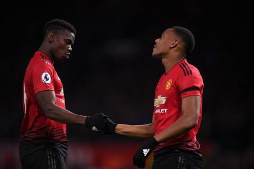 Paul Pogba and Anthony Martial: Central to United's victory over Everton