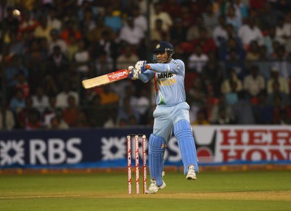 Virender Sehwag rattled the West Indies