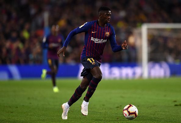 Dembele has the advantage of already being a Barcelona player