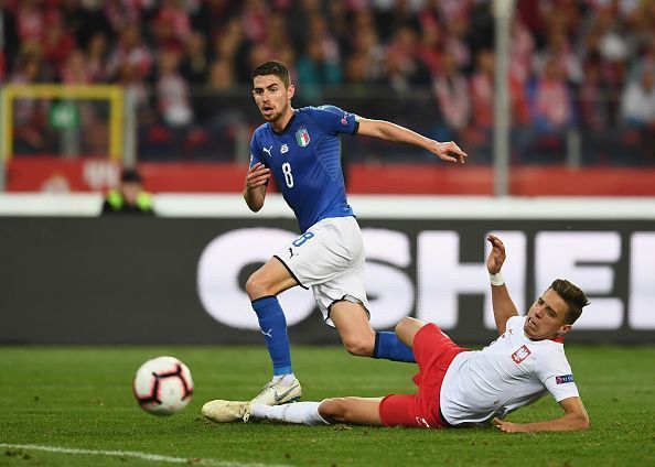 Jorginho was assured as ever in possession