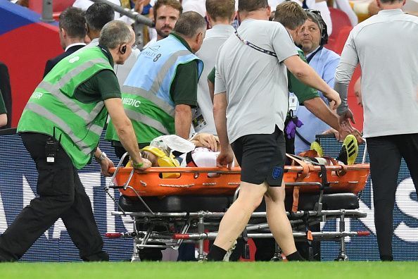 Shaw got injured in the England v Spain match at the UEFA Nations League