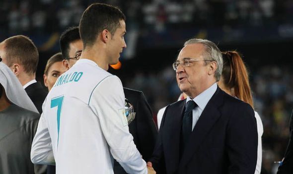 Cristiano Ronaldo has accused Florentino Perez of forcing him out of Real Madrid
