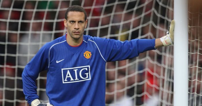 Rio Ferdinand took the gloves in the 2008 FA Cup