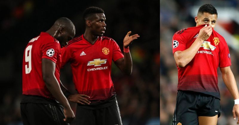 Romelu Lukaku, Paul Pogba and Alexis Sanchez were brutally criticized