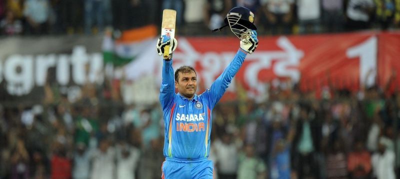 Virender Sehwag was the 2nd batsman in the world to score a double century in ODI cricket:219