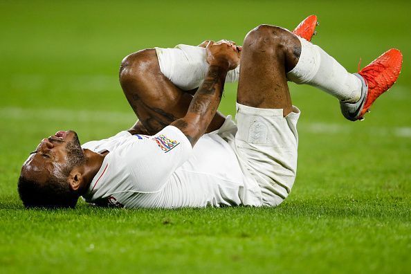 Raheem Sterling was in pain after a tackle but many assumed Sergio Ramos had stepped on his ankle