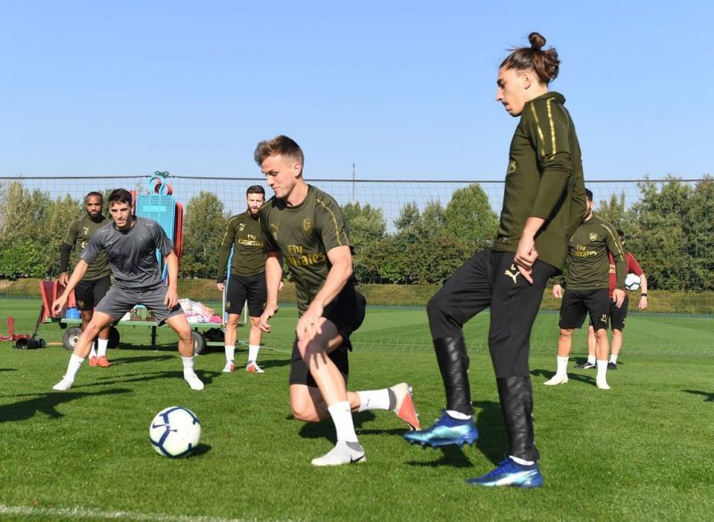 Alex Lacazette, Hector Bellerin, and Shkodran Mustafi have been working hard during the international break