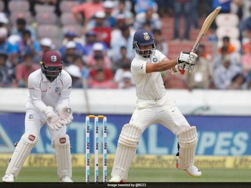 The second day of tests was an absorbing one between West Indies and India 