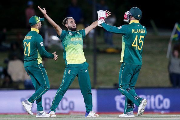 South Africa cantered to a 120-run win in the second one-day to clinch the ODI series.