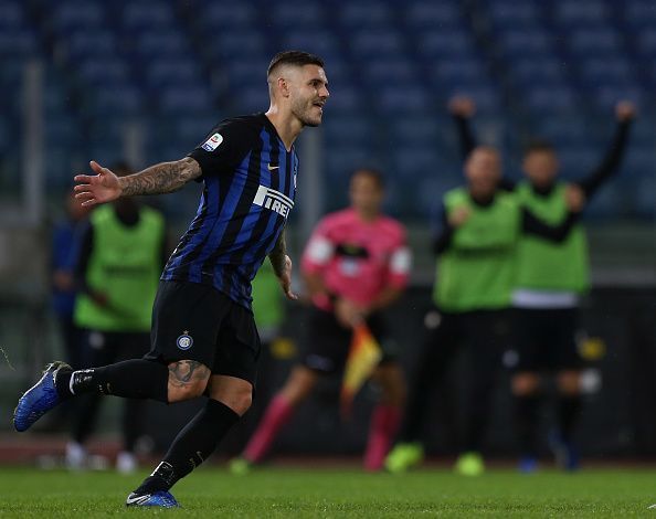 Icardi continued his goalscoring form with a brace against Lazio