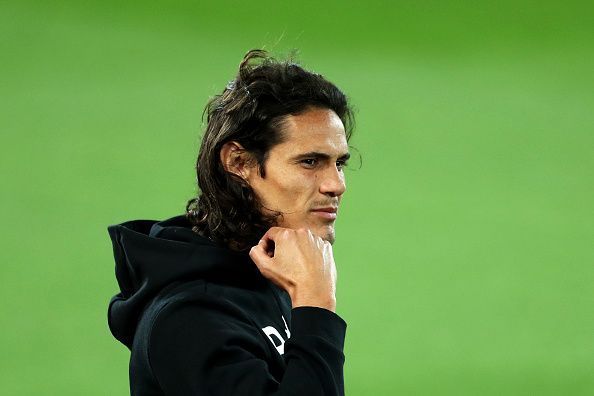 Edinson Cavani appears to be an unhappy figure in the French capital