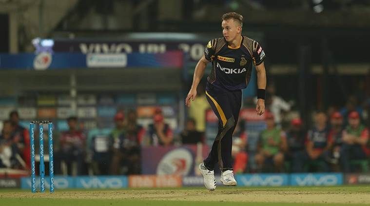 Tom Curran played for KKR in 2018