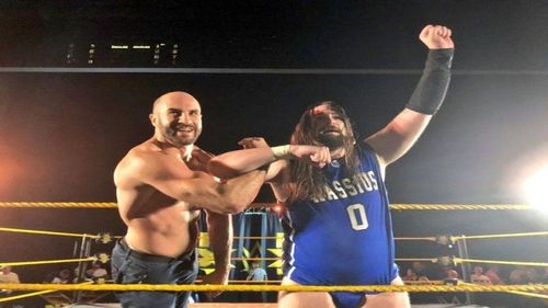 Cesaro returned to reunite with his old tag team partner Kassius Ohno