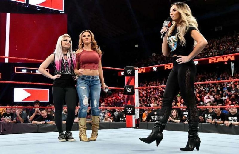 Alexa Bliss, Trish Stratus, and Lita have some unfinished business