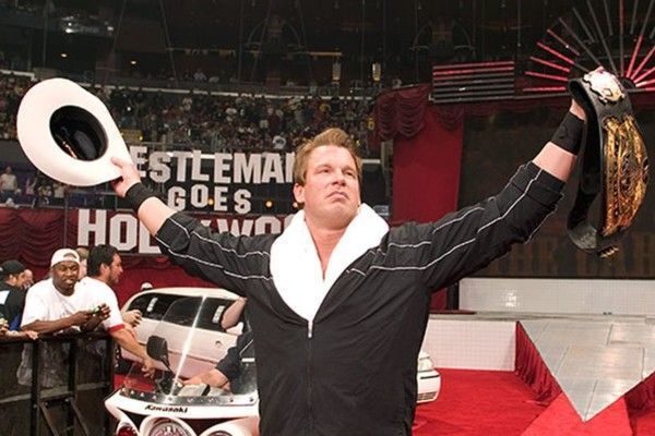 JBL entering Wrestlemania 21 as the WWE Champion