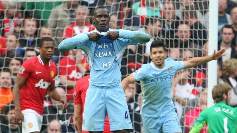 Mario Balotelli - Inspired City to an emphatic win in their neighbour&#039;s backyard