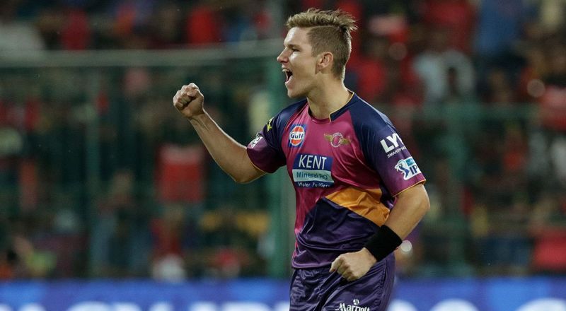 Adam Zampa had figures of 4-0-21-0