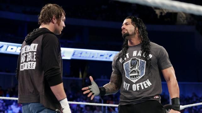 Ambrose confronts Reigns