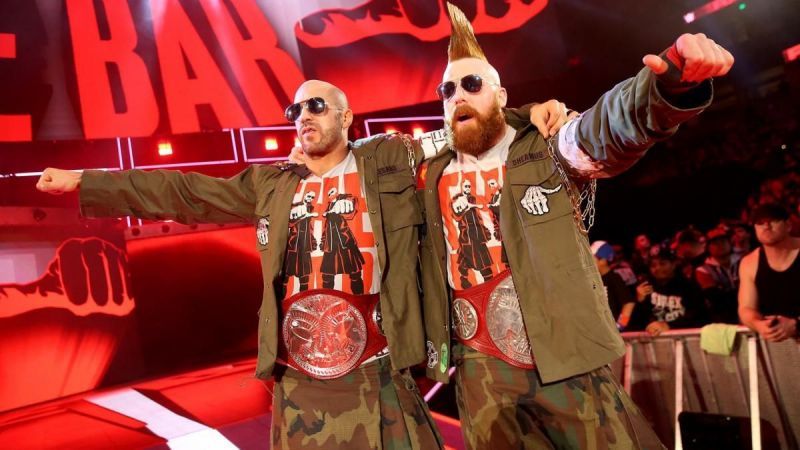 Sheamus and Cesaro were at the helm of the RAW tag team division during their stay on the red brand