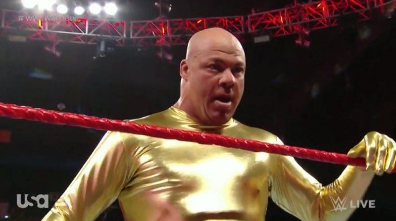 If you occasionally watch pro wrestling this might be a weird image for you.