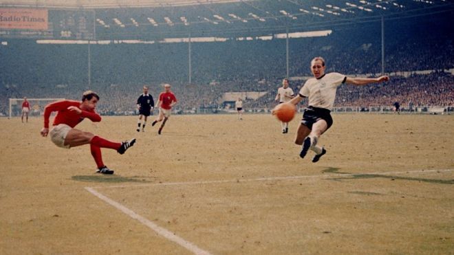Geoff Hurst - Hat-trick won the World Cup for England in 1966