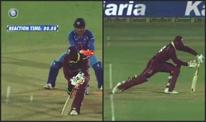 Dhoni&#039;s lightning fast stumping