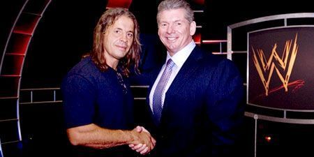 Bret Hart and Vince McMahon bury the hatchet in 2005