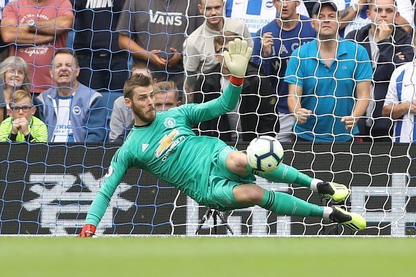 De Gea in action for Manchester United