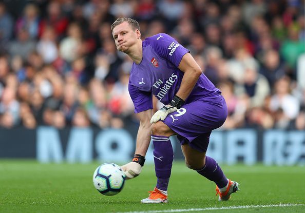 Arsenal's German goalkeeper will keep his place between the posts.