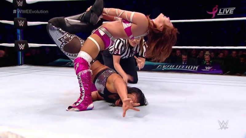 This was a rematch from the 2017 Mae Young Classic Finals.