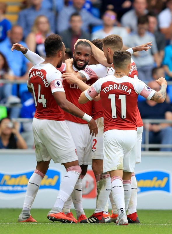 Lacazette &amp; Co celebrate