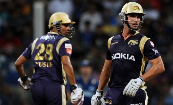 Doeschate during one of his knocks for the KKR franchise
