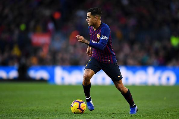 Coutinho has played a deeper role with Barcelona