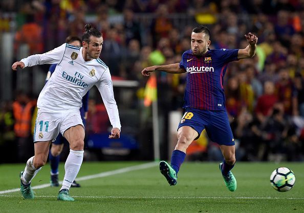 Gareth Bale will be pitted against Jordi Alba on the left.