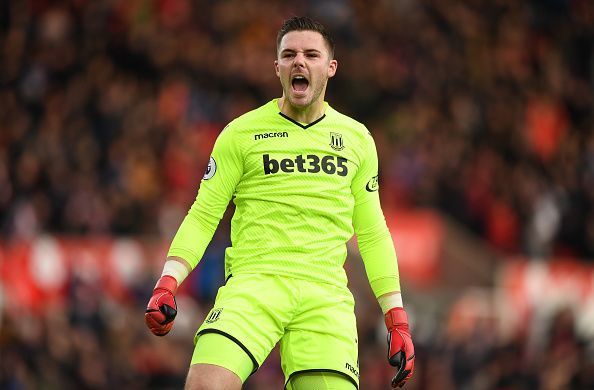 Jack Butland is currently playing for Stoke City in the Championship